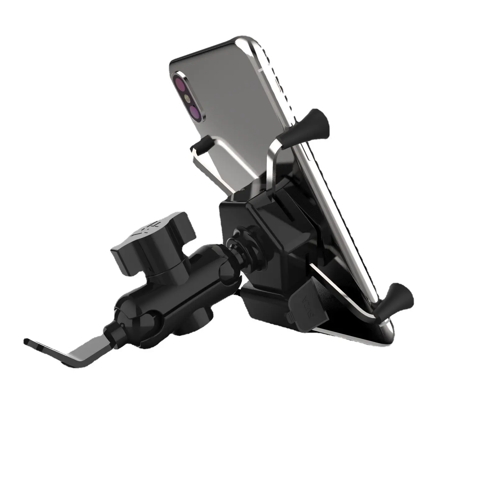Motorcycle Moto Rear Mirror Mount for Cellphone Motorbike Scooter Phone Holder Stand for 4.7-6.7inch Mobile Devices GPS Bracket