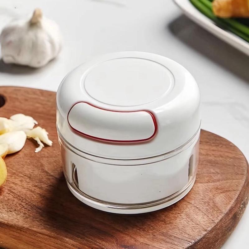 Máy xay tỏi ớt mini - dụng cụ xay tỏi, ớt dây rút tiện lợi