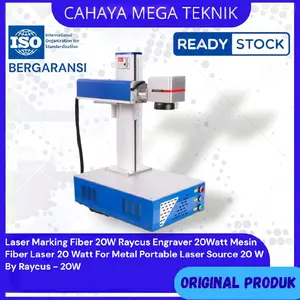 Laser Marking Fiber 20W Raycus Engraver 20Watt Mesin Fiber Laser 20 Watt For Metal Portable Laser Source 20 W By Raycus - 20W