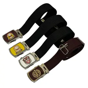 Sabuk Gesper Ikat pinggang Anak Sekolah SD SMP SMA PRAMUKA MI MADRASAH Jepit Dan Geser Perlengkapan Sekolah Fashion Termurah