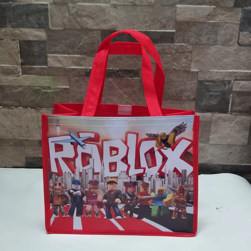 Tas Ultah Roblox (10 pcs) Tas Souvenir Ulang Tahun Roblox Murah Terlaris Goodie Bag Game Roblox Jakarta 1