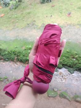 Product Review of Capsule Mini UV Umbrella Six-Folds small Umbrella Folding UV Protection(manual) from t**♡ 0