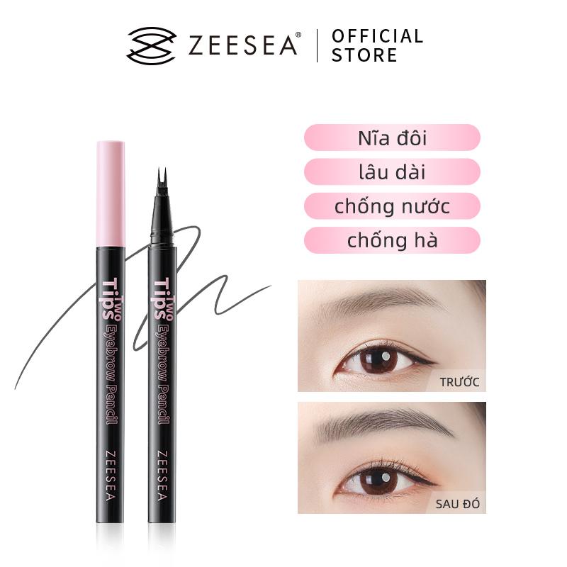 COD Chì kẻ mày hai đầu ZEESEA đầu bút siêu mảnh 0.05mm lâu trôi không thấm nước và mồ hôi Cosmetic Mỹ Phẩm Trang Điểm