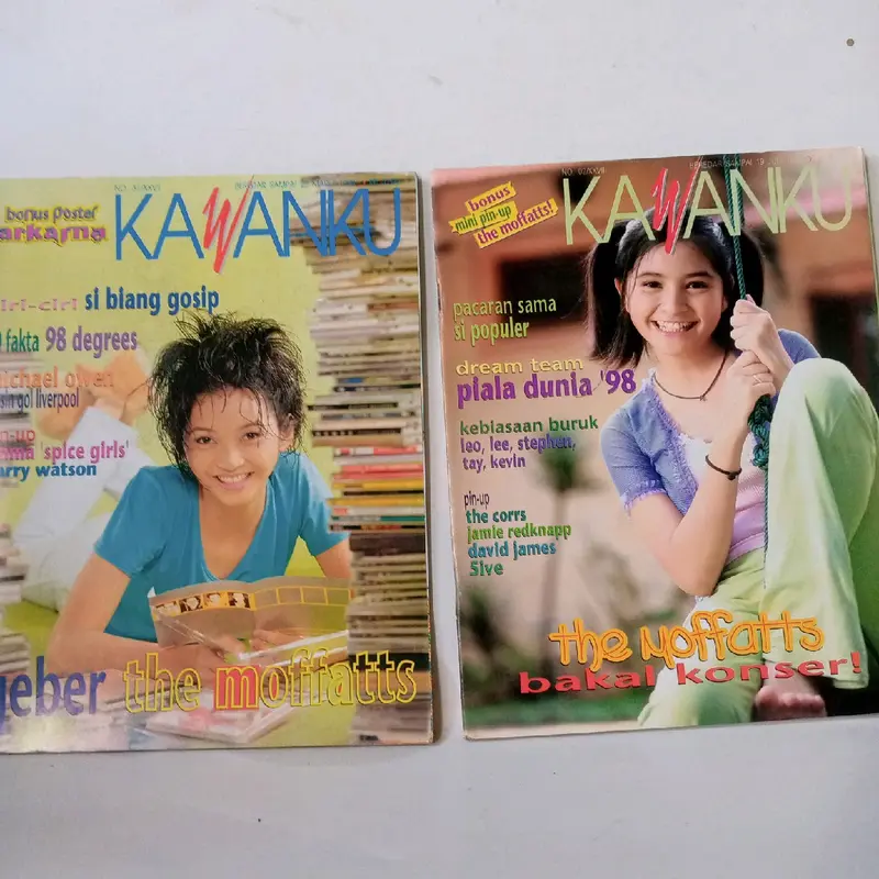 Majalah kawanku edisi tahun 1998 dan 1999 cabutan berbagai judul 0