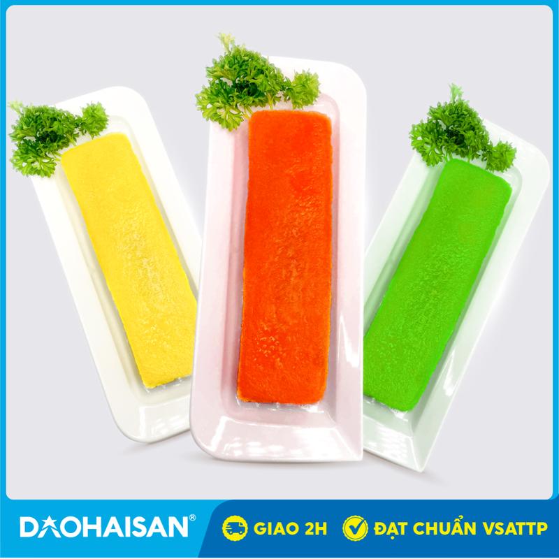 [HCM - Giao 2H] Combo 3 Thanh Cá Trích Ép Trứng 3 Vị - Đông Lạnh - Không Tặng Kèm Gia Vị - Đảo Hải Sản