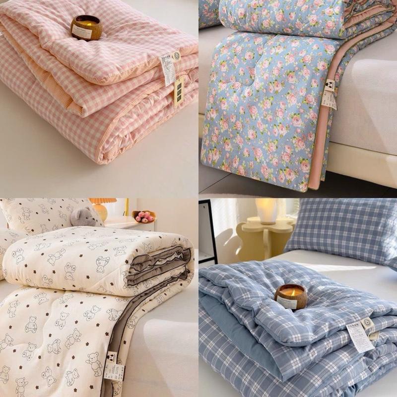 Chăn cotton đũi hàn quốc kích thước 2mx2m3 nhập khẩu , Mền hè đũi cotton chất liệu mềm mại thoáng mát mẫu mới 2024