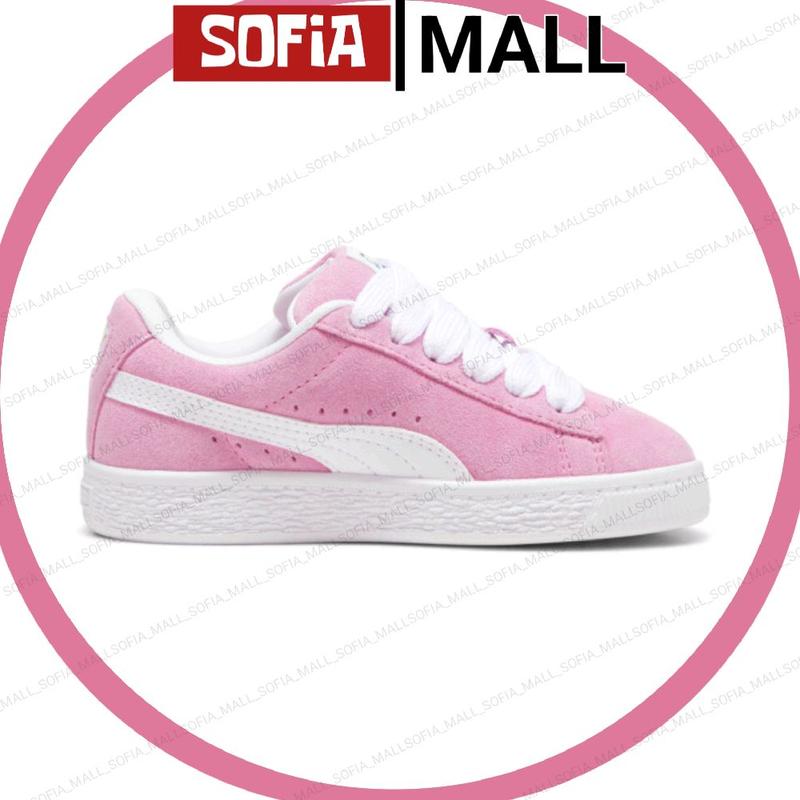 Sepatu Gemuk Gendut Bahan SUEDE XL Warna Dusti Dusty Pink Merah Muda Untuk Wanita Perempuan Cewek remaja Tanggung Casual Karet Shoes Sneakers 2