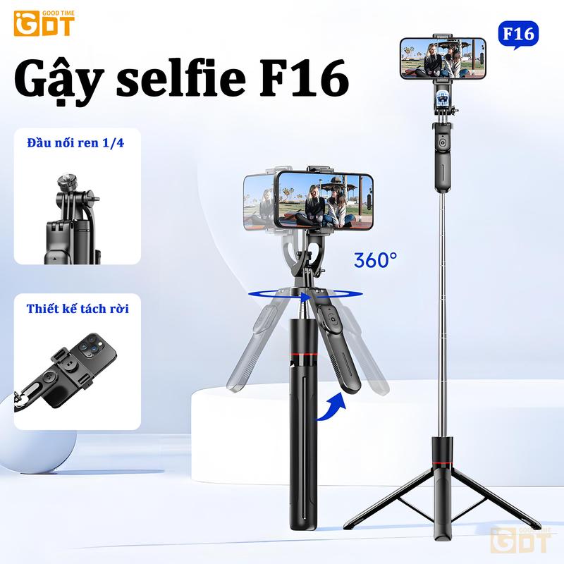 GDT Gậy Du Lịch Chụp Ảnh 4 Chân Tripod Gậy Selfie Có Điều Khiển Từ Xa Bluetooth Giá Đỡ Điện Thoại Gimbal Smart Phone Mobile Cầm Tay Mini Livestream Quay Video Xoay 360 Chống Rung Đa Năng Lights Camera Mới Nhất S30 T26 P185 Osmo cây 3 1 máy