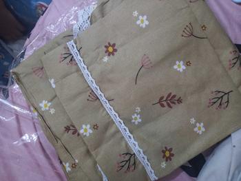 Product Review of Mukena Rayon Dewasa Jumbo Motif Alina Free Tas Full Renda (Kerut Kening) from t**n 0