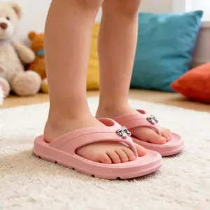 Sandal Jepit Pita untuk Anak Perempuan Sandal Jepit Sol EVA Sandal Jepit Luar Ruangan Bergaya Sandal Jepit Jelly Karet Sandal Jepit Slip-On Sandal Jepit Anti Selip Sandal Jepit Dalam Ruangan Tahan Lama Sandal Jepit Sol Tebal Kaki Fashion