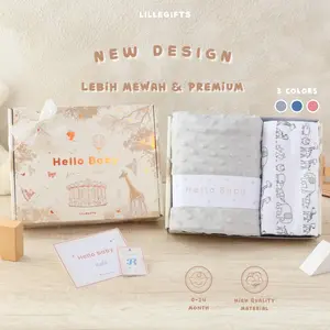 LILLEGIFTS Hampers Bayi Selimut Handuk Bedong Kado Lahiran Baby Newborn Gift Boy Girl Laki Perempuan