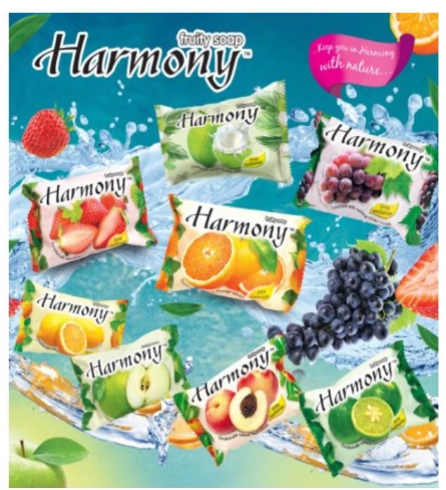 PROMO 10 PCS SABUN HARMONY 70 gr SABUN BUAH SEGAR VARIAN RANDOM