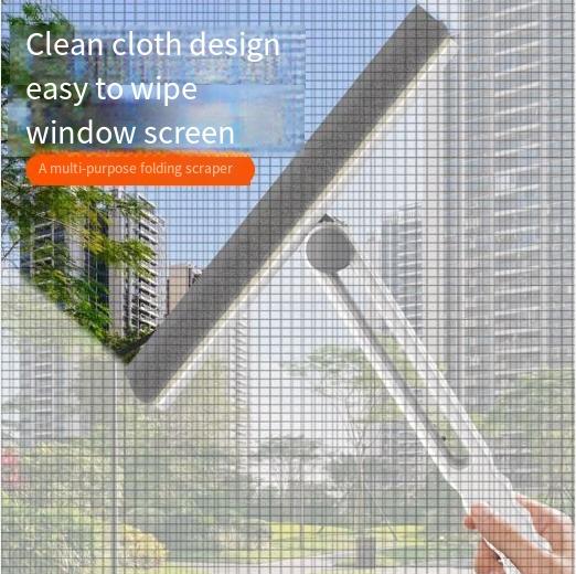 Product Introduction of Dụng Cụ Vệ Sinh Cầm Tay Có Thể Gập Lại Dụng Cụ Cạo Kính, Chổi Lau Gương Phòng Tắm Đa Chức Năng, Cần Gạt Nước Kính Xoay 360 ° 6