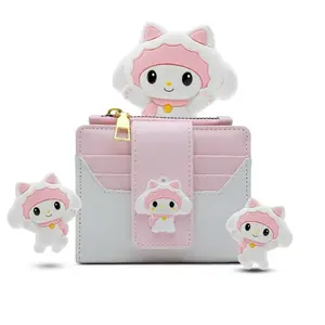 Dompet Kartu Mini Lucu Sanrio Card Holder Kulit Sintetis Murah