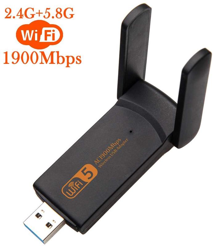1900Mbps USB 3.0 WiFi Adapter 2.4GHz 5.0GHz External Wireles - TikTok ...