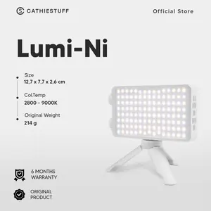 Lumini By Cathiestuff | Lighting Mini Portable Led | Lampu Makeup Mini | Lighting Konten Portable Clip
