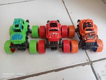Product Review of WDS Zap Monster Mainan Mobil Jip anak Off Road 4 Drive Inertial Bigfoot 360 derajat from A**q 1