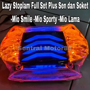 Stoplamp Lampu Stop Full Set Custom Mini Lazy Tampil Keren Motor Yamaha Mio Smile Mio Sporty Mio Lama Lampu Stop Belakang Variasi Lazy Led Mio Smile sporty Mio Lama Old Stoplam Set Mini Lazy Mio Smile sporty Variasi