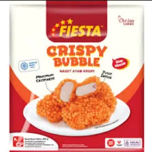 Fiesta Crispy bubble 400gr frozen  Food Ayam Nugget