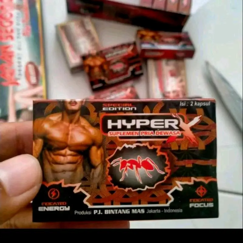 Madu bubuk HYP3RX Kesehatan 5 Pack 10 kpsl stamina pria