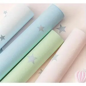 Wallpaper Dinding Wallpaper Stiker Modern Motif Bintang Panjang 4 Meter X Lebar 45cm