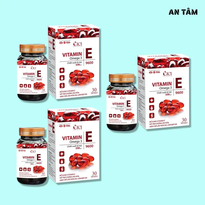Combo 3 Hộp Vitamin E Đỏ Omega 3 (Hộp 30 Viên) và 1 Hộp Vitamin C Plus X3 (Hộp 60 Viên) 5