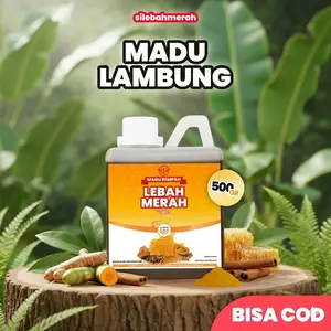 Madu Lambung Herbal 500gr Membantu Mengatasi Maag Gerd Asam Lambung Mual Muntah Kembung dan Gangguan Pencernaan Si Lebah Merah