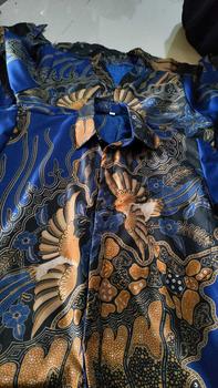 Product Review of 2. Baju Batik Couple Kemeja Gamis Poli katun Fashion Pasangan POLI KATUN Seragam Batik Sequins Muslim Wanita Sarimbit Keluarga Kondangan Dress Pesta Lebaran Motif from F**a R**) 1