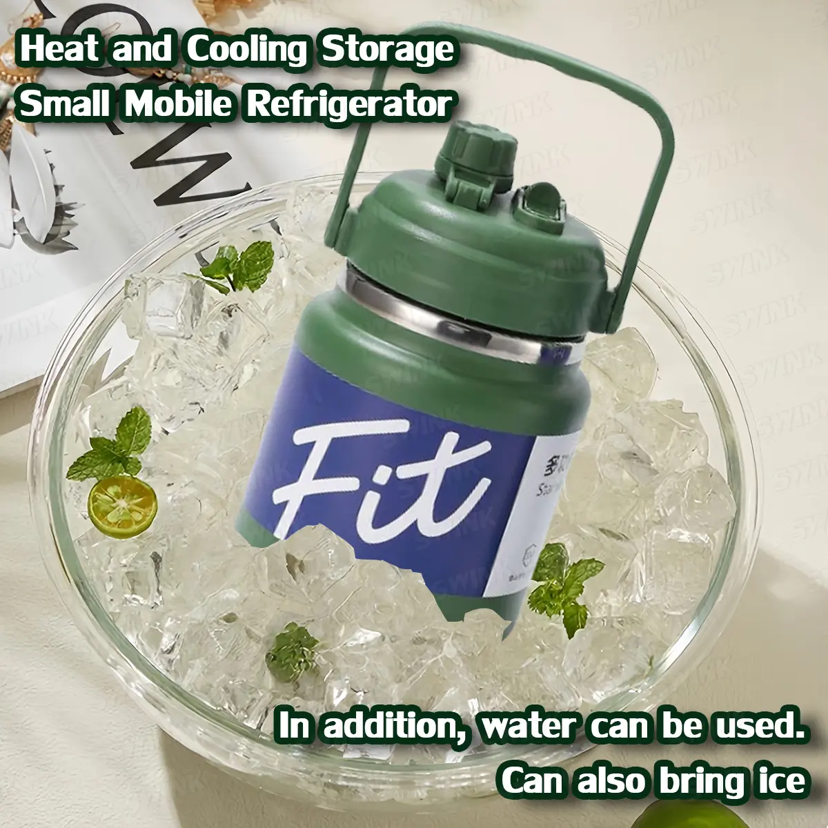 Tumbler Bottle Insulated Vacuum 304/316 Stainless Steel Thermos Cup Sport Water  Bottle with Straw Handle 1000ML/2500ML Vacuum flask Large capacity  stainless steel thermos cup Double-layer hot and cold vacuum insulation cup  -