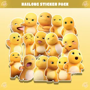 16pcs NAILONG Sticker Pack | stiker nailong aesthetic