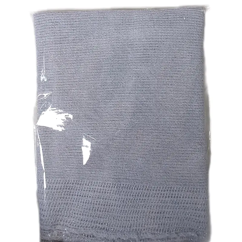 Pashmina rajut pengantin / pashmina rajut gliter / kerudung pernikahan 2