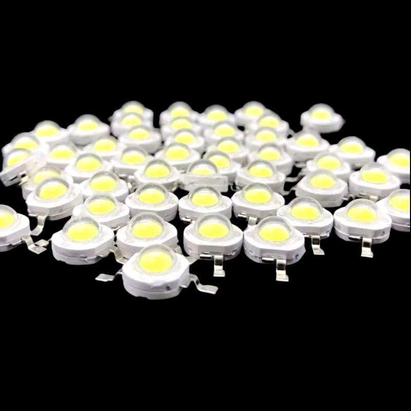 10 Chiếc 1W 3W 5W Bóng Đèn LED Công Suất Cao Điốt Full Watt Trắng Đỏ Xanh Vàng…
