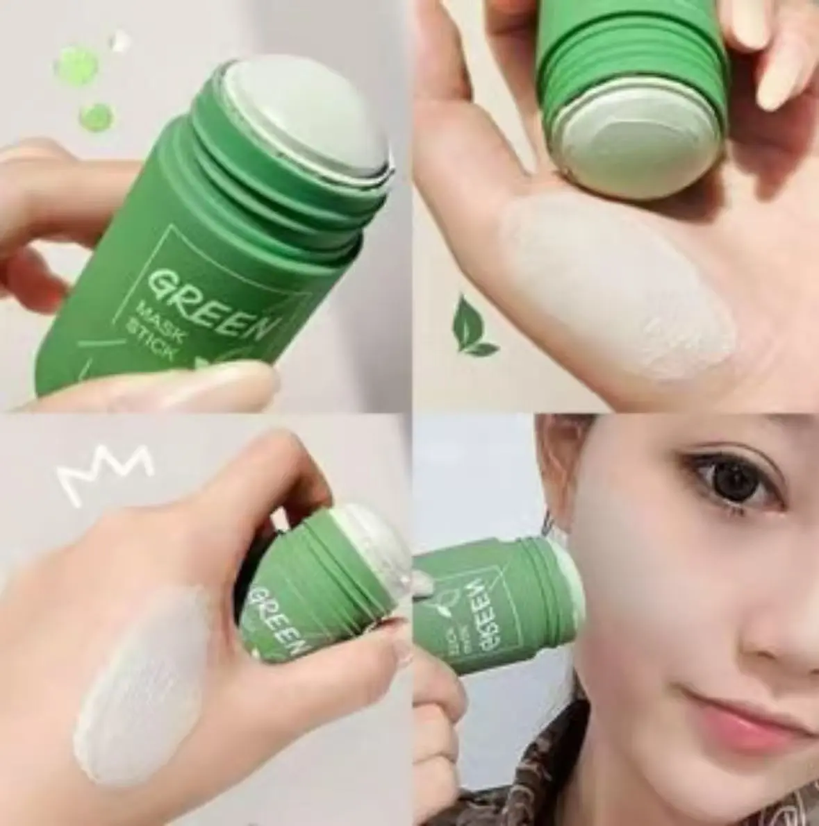 Masker Wajah Meidian Menyerap MinyakMembersihkan Pori-pori dan MenghilangkanJerawat Masker Greentea Masker Komedo StickFace Mask