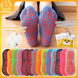Sunny.Lucas 1-12 Tahun Kaos Kaki Anak Anti Slip Kaus Kaki Anak Sekolah Unisex Kids Socks Antislip Polos