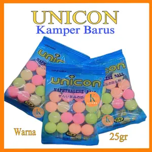 1 Sachet Kamper Kapur Barus Warna Unicon Pembasmi Kecoak Tikus dan Hama Lainnya Original