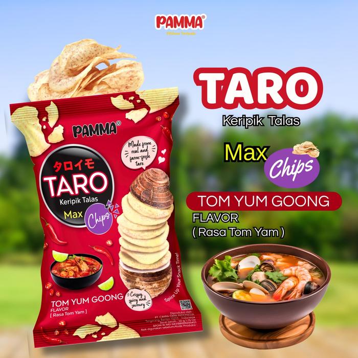 Gambar [VALENTINE SALE} PAMMA Taro Chips keripik Talas Sehat - tomyum goong dari PAMMA INDONESIA Kab. Tangerang Tokopedia