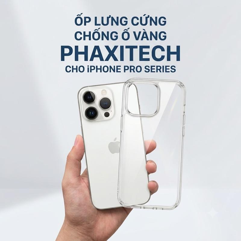 Ốp Lưng PC Trong Suốt Cao Cấp Chống Ố Tuyệt Đối Cho iPhone 17 Pro Max 11 12 13 14 Pro Max 14 15 Plus 12 13 Phụ Kiện Titan Không Bao Giờ Chuyển Sang Màu Vàng