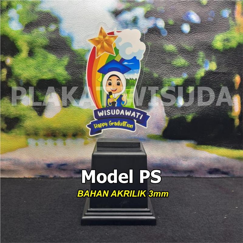Product Introduction of MODEL PS AKRILIK 3mm Plakat Wisuda Piala Wisuda Anak TK/PAUD 3