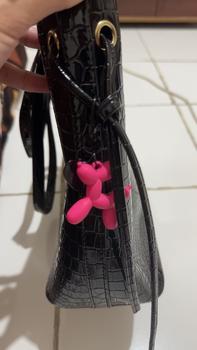 Product Review of Gantungan Kunci Anjing Balon Cinta Gantungan Kunci Pasangan Liontin Tas DIY Liontin Gadis Keren Gelap from C**✨ 0