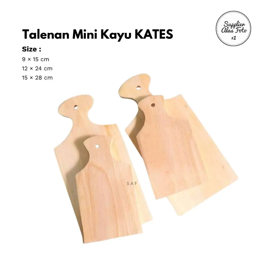 SAF Talenan Kayu Estetik Properti Foto Produk | Memberikan kesan natural dan rustic pada setiap karya visual | Digunakan sebagai alas saji makanan atau properti fotografi estetik | Cocok untuk food photographer dan pemilik cafe