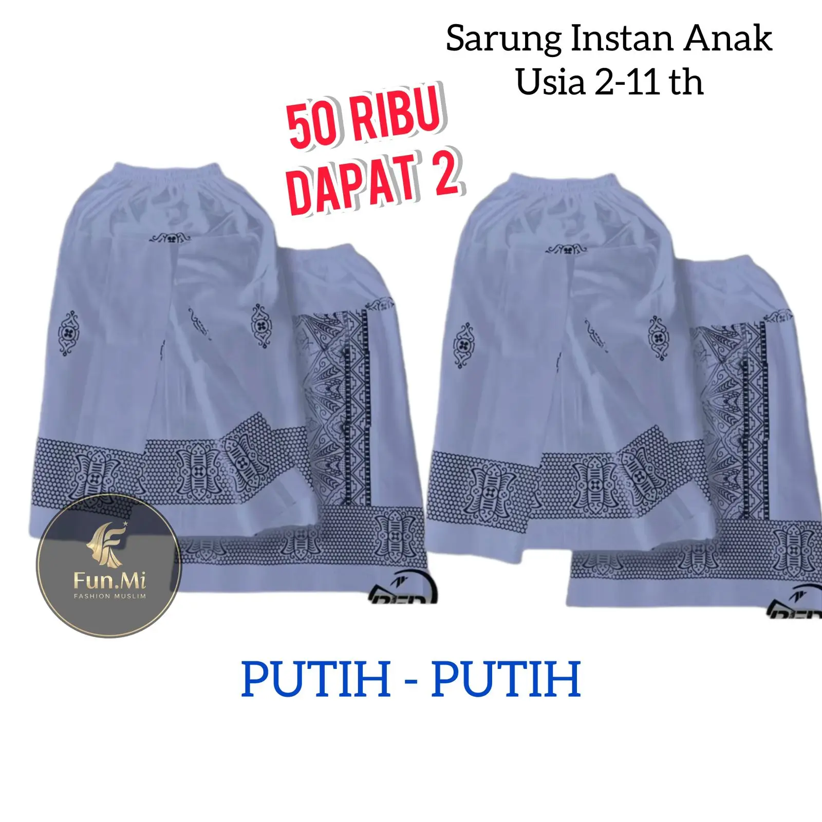 Paket Promo 50Rb Dapat 2 Sarung Instan Anak Laki laki Sarung Instan Anak Motif Muslim Paket Promo 50Rb Dapat 2 Sarung Instan Anak Laki laki Sarung Instan Anak Motif Muslim
