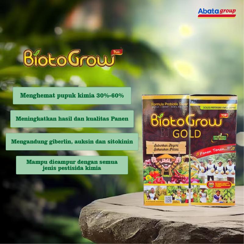 BiotoGROW 1 Liter || Bisa dicampur Kimia || Pupuk Cair || Formula ...