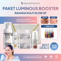 Gambar MS Glow Luminoius Skincare Paket Penghilang Flek Hitam  Mencerahkan Wajah Glowing Memudarkan Noda Bekas Jerawat Kusam - PKT LUMI+ELIXIR NEW dari Biliva Beauty Store Kota Surabaya 1 Tokopedia