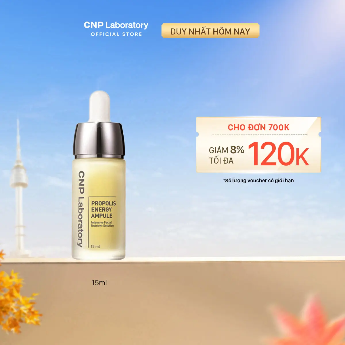 Tinh Chất Phục Hồi Da Keo Ong CNP Propolis Ampule 15Ml