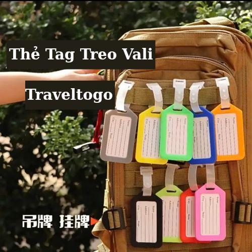 Thẻ Tag Treo Vali Hành Lý Du Lịch Chống Thất Lạc Có Dây Đeo, Thẻ Tên Treo Vali, Bao Đi Du Lịch