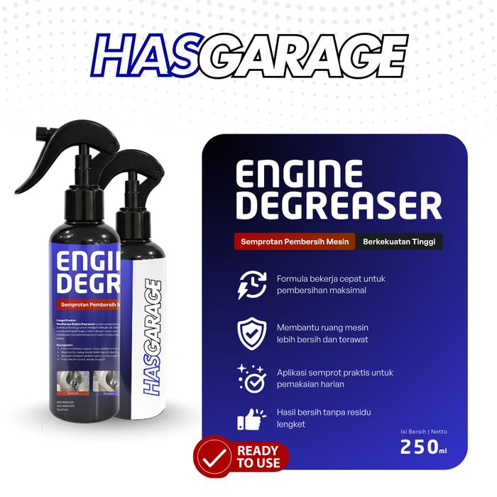 Gambar HASGARAGE Engine Degreaser – Semprotan Pembersih Mesin (250 ml) dari HASGARAGE Kota Bekasi Tokopedia