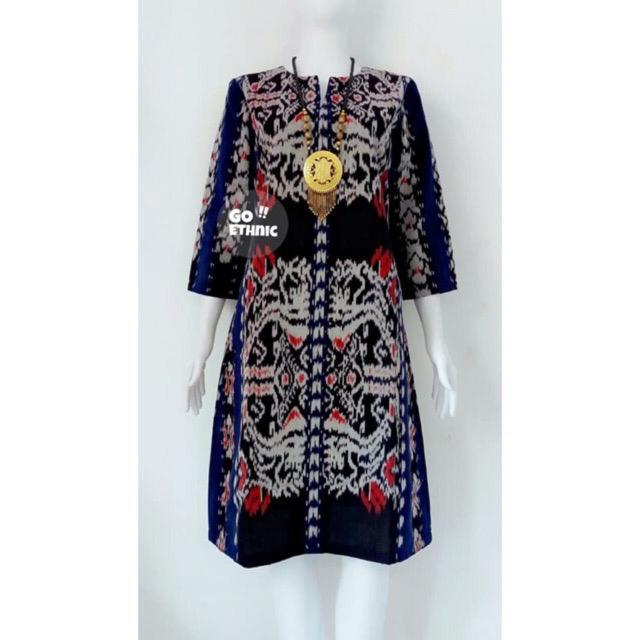 Promo Baju Tenun Dress Etnik 8