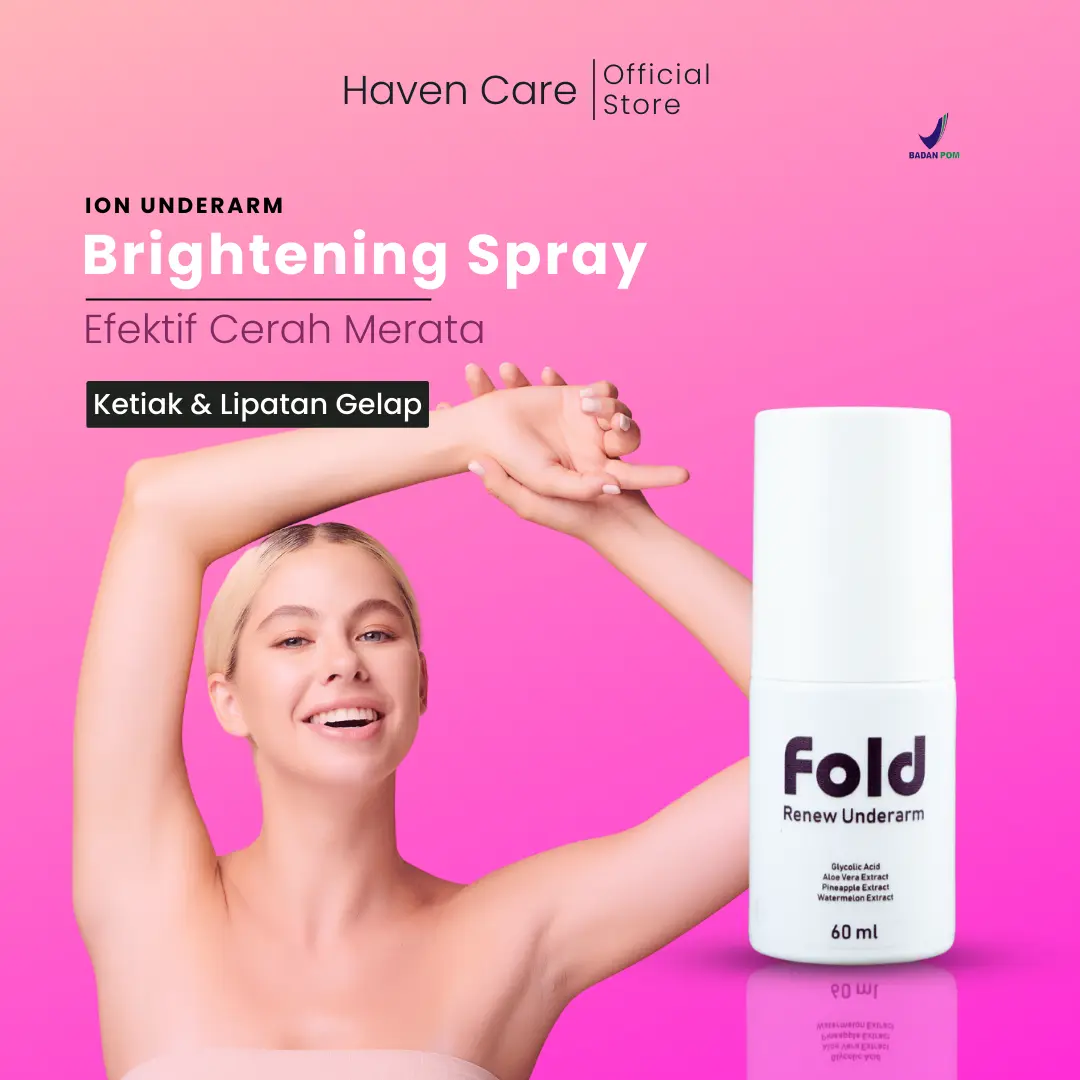 FOLD ION UNDERARM Membantu Memutihkan Kulit Ketiak