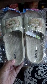 Product Review of Sandal Strip Wedges Wanita 720m Bahan Karet EVA Anti Slip Anti Licin Kekinian Trend from r**k 0