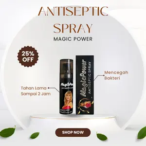 Antiseptic Spray 15 Ml Untuk Membersihkan Kulit Sensitif Mencegah Bakteri Tanpa Dibilas